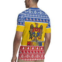 Moldova Christmas Rugby Jersey Coat Of Arms Craciun fericit - Wonder Print Shop