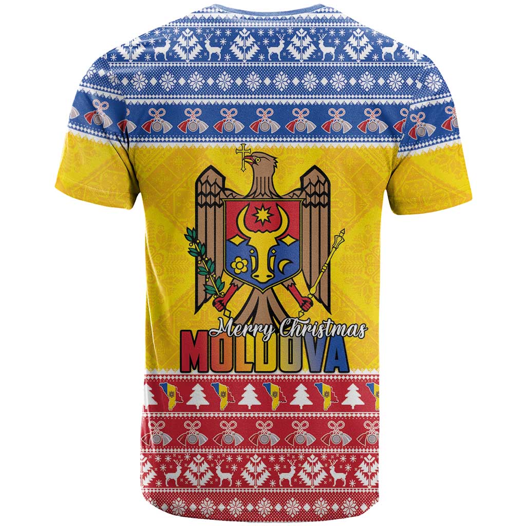Moldova Christmas T Shirt Coat Of Arms Craciun fericit - Wonder Print Shop