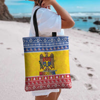 Moldova Christmas Tote Bag Coat Of Arms Craciun fericit - Wonder Print Shop