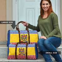 Moldova Christmas Travel Bag Coat Of Arms Craciun fericit - Wonder Print Shop