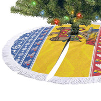 Moldova Christmas Tree Skirt Coat Of Arms Craciun fericit - Wonder Print Shop