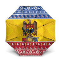 Moldova Christmas Umbrella Coat Of Arms Craciun fericit - Wonder Print Shop