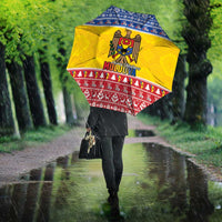 Moldova Christmas Umbrella Coat Of Arms Craciun fericit - Wonder Print Shop