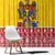 Moldova Christmas Window Curtain Coat Of Arms Craciun fericit - Wonder Print Shop