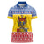 Moldova Christmas Women Polo Shirt Coat Of Arms Craciun fericit - Wonder Print Shop