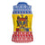 Moldova Christmas Women Sleeveless Polo Shirt Coat Of Arms Craciun fericit - Wonder Print Shop