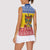 Moldova Christmas Women Sleeveless Polo Shirt Coat Of Arms Craciun fericit - Wonder Print Shop