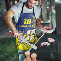 Curacao Football Pride Custom Apron La Familia Azul Go Champions - Wonder Print Shop