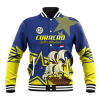 Curacao Football Pride Custom Baseball Jacket La Familia Azul Go Champions - Wonder Print Shop