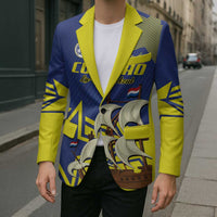 Curacao Football Pride Custom Blazer La Familia Azul Go Champions - Wonder Print Shop