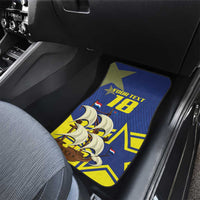 Curacao Football Pride Custom Car Mats La Familia Azul Go Champions - Wonder Print Shop