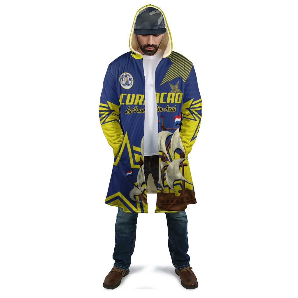 Curacao Football Pride Custom Cloak La Familia Azul Go Champions - Wonder Print Shop