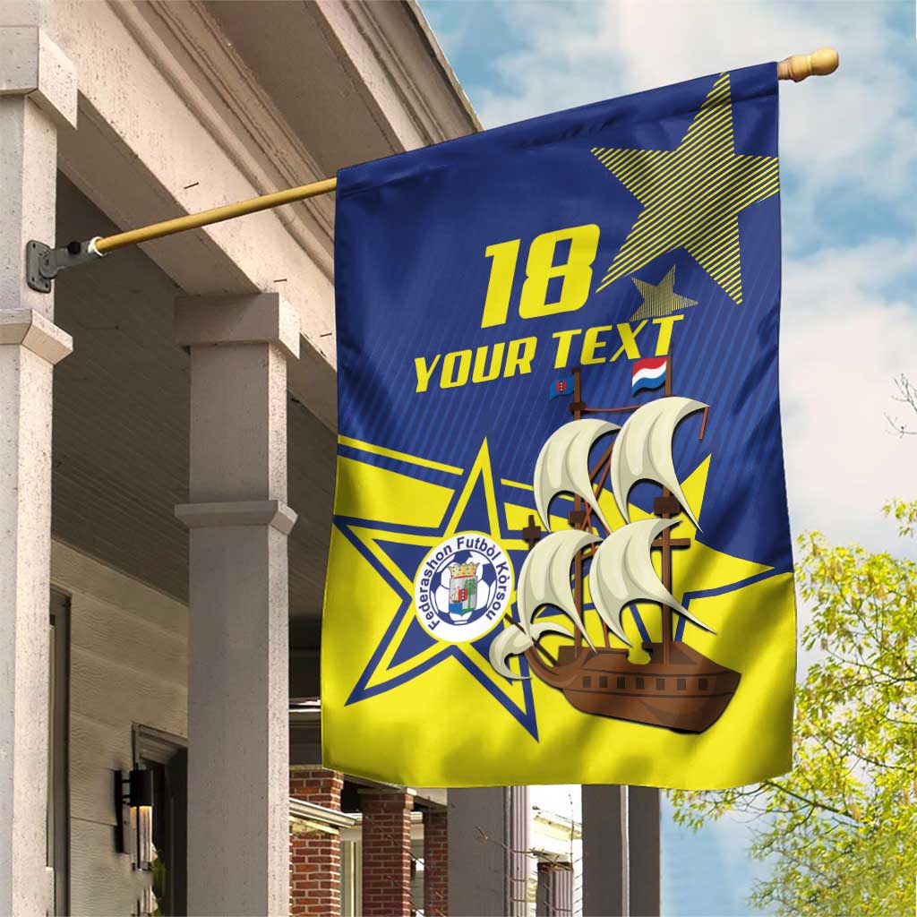 Curacao Football Pride Custom Garden Flag La Familia Azul Go Champions - Wonder Print Shop