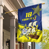 Curacao Football Pride Custom Garden Flag La Familia Azul Go Champions - Wonder Print Shop