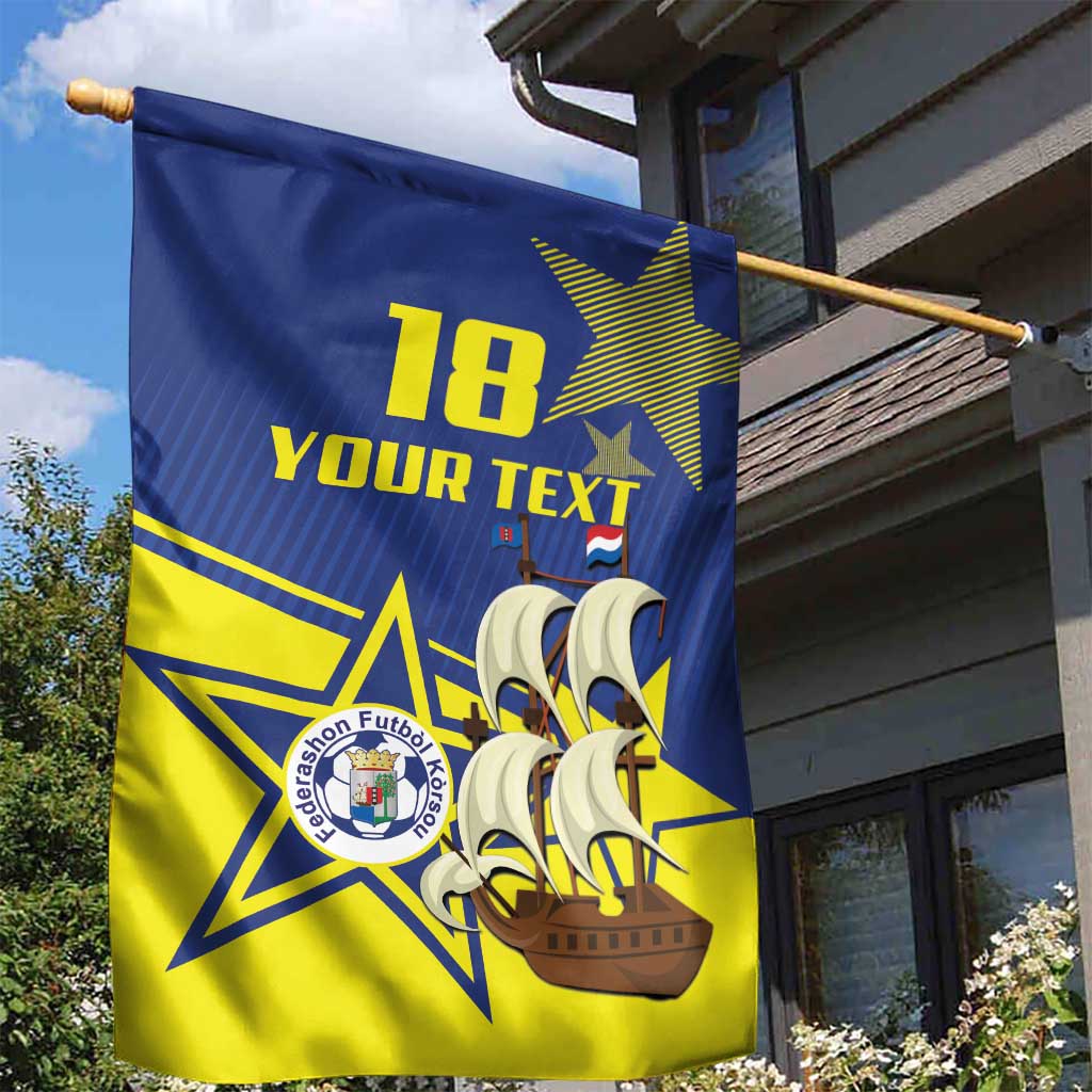 Curacao Football Pride Custom Garden Flag La Familia Azul Go Champions - Wonder Print Shop