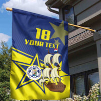 Curacao Football Pride Custom Garden Flag La Familia Azul Go Champions - Wonder Print Shop