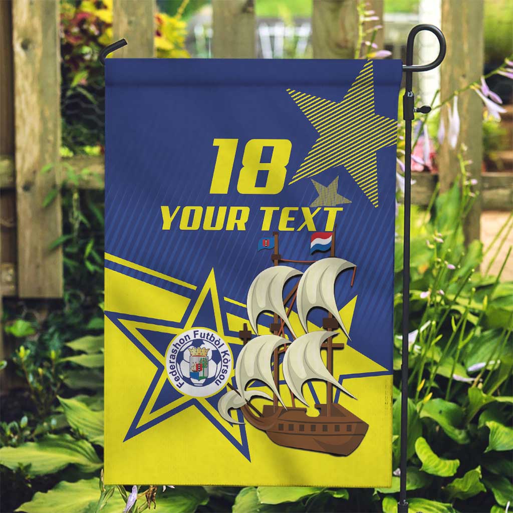 Curacao Football Pride Custom Garden Flag La Familia Azul Go Champions - Wonder Print Shop