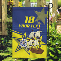 Curacao Football Pride Custom Garden Flag La Familia Azul Go Champions - Wonder Print Shop