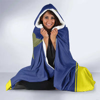 Curacao Football Pride Custom Hooded Blanket La Familia Azul Go Champions - Wonder Print Shop