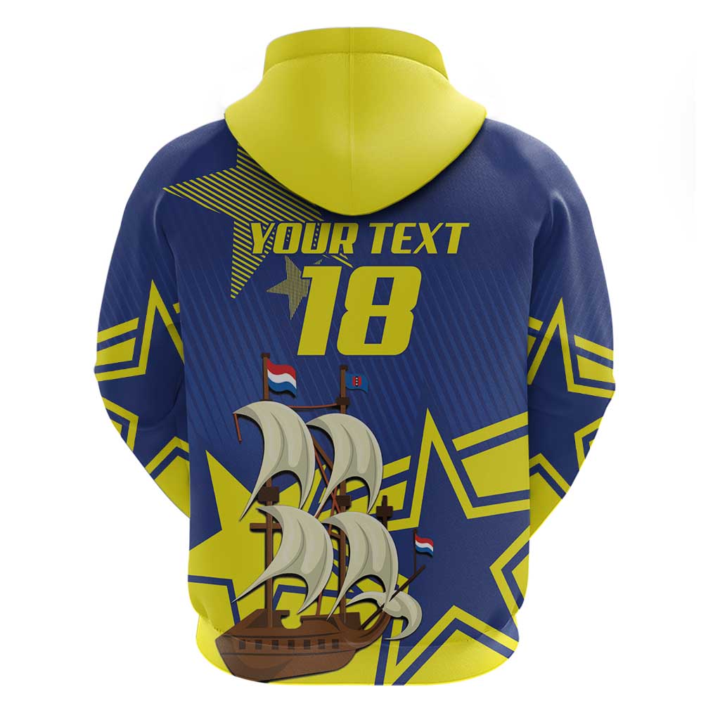 Curacao Football Pride Custom Hoodie La Familia Azul Go Champions - Wonder Print Shop