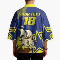 Curacao Football Pride Custom Kimono La Familia Azul Go Champions - Wonder Print Shop