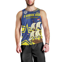 Curacao Football Pride Custom Men Tank Top La Familia Azul Go Champions - Wonder Print Shop