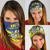 Curacao Football Pride Custom Neck Gaiter La Familia Azul Go Champions - Wonder Print Shop