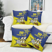 Curacao Football Pride Custom Pillow Cover La Familia Azul Go Champions - Wonder Print Shop