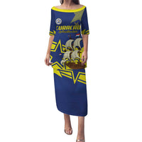 Curacao Football Pride Custom Puletasi La Familia Azul Go Champions - Wonder Print Shop