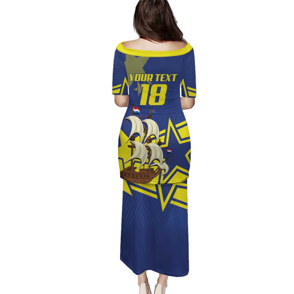 Curacao Football Pride Custom Puletasi La Familia Azul Go Champions - Wonder Print Shop