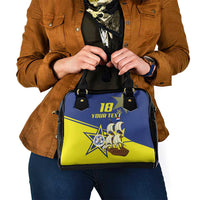 Curacao Football Pride Custom Shoulder Handbag La Familia Azul Go Champions - Wonder Print Shop