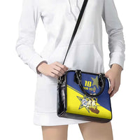 Curacao Football Pride Custom Shoulder Handbag La Familia Azul Go Champions - Wonder Print Shop