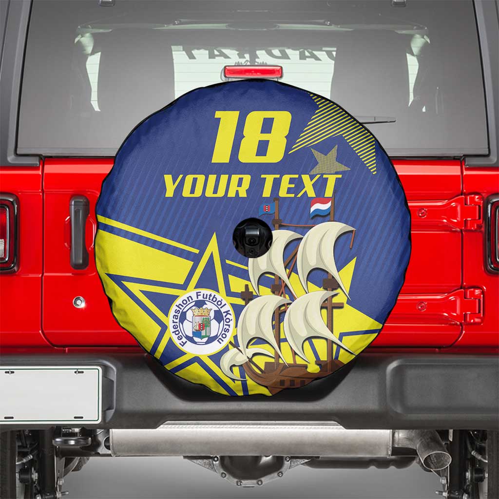 Curacao Football Pride Custom Spare Tire Cover La Familia Azul Go Champions - Wonder Print Shop