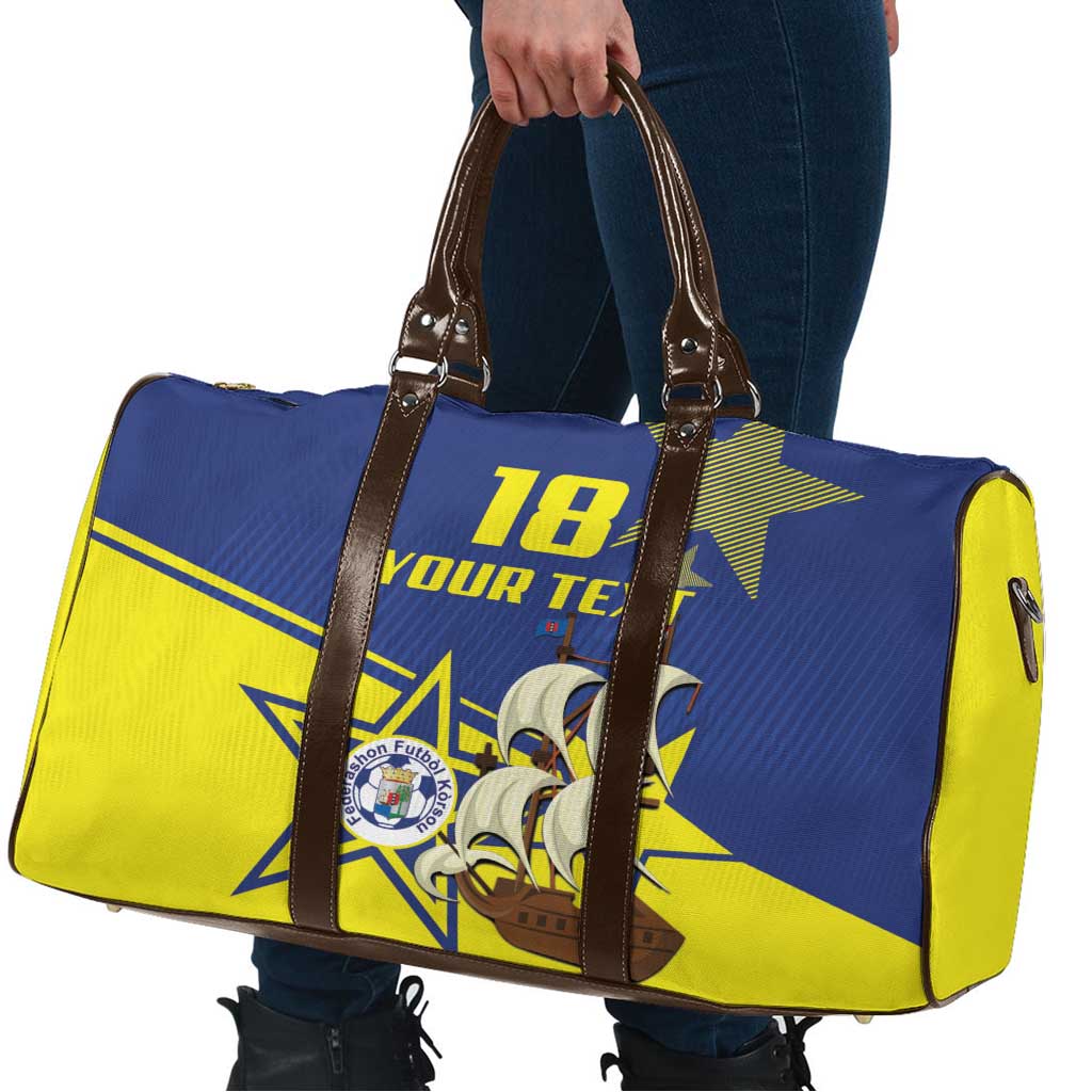 Curacao Football Pride Custom Travel Bag La Familia Azul Go Champions - Wonder Print Shop