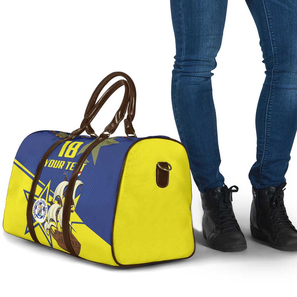 Curacao Football Pride Custom Travel Bag La Familia Azul Go Champions - Wonder Print Shop