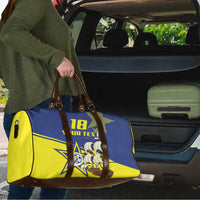 Curacao Football Pride Custom Travel Bag La Familia Azul Go Champions - Wonder Print Shop