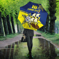 Curacao Football Pride Custom Umbrella La Familia Azul Go Champions - Wonder Print Shop