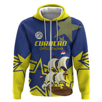 Curacao Football Pride Custom Zip Hoodie La Familia Azul Go Champions - Wonder Print Shop