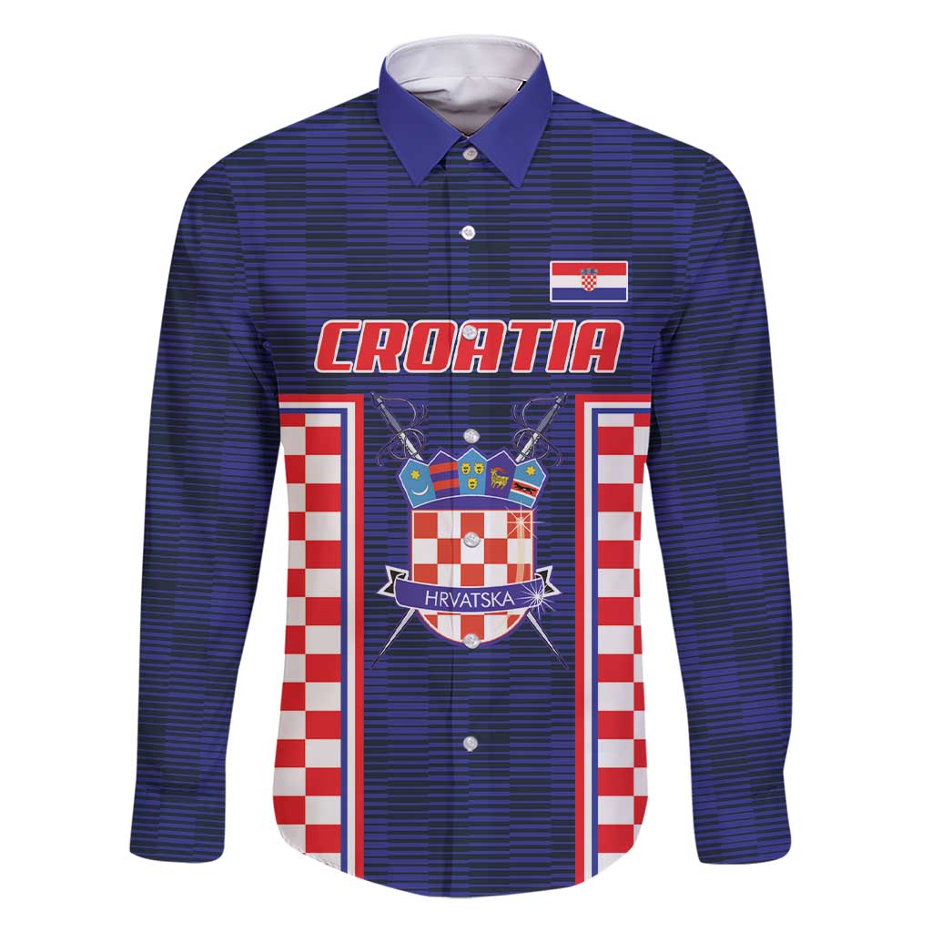 Custom Croatia Football Family Matching Short Sleeve Bodycon Dress and Hawaiian Shirt Hrvatska Chessboard Heritage - Wonder Print Shop