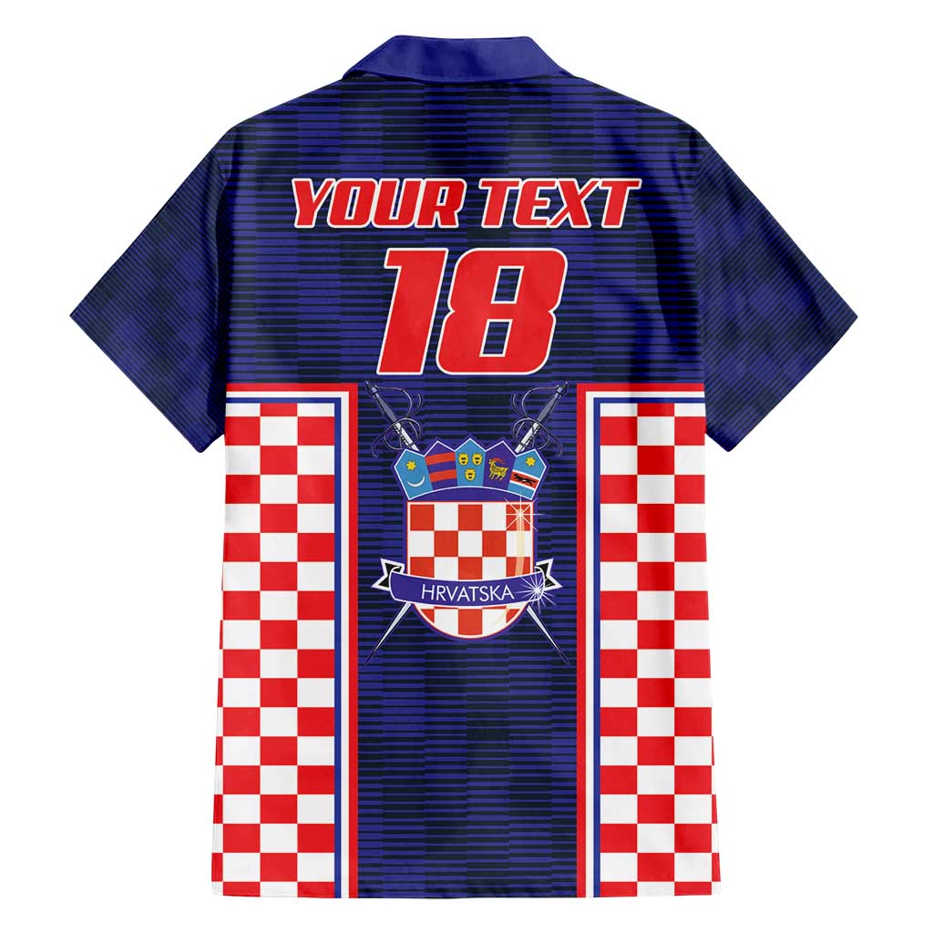 Custom Croatia Football Family Matching Summer Maxi Dress and Hawaiian Shirt Hrvatska Chessboard Heritage - Wonder Print Shop
