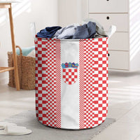 Croatia Football Laundry Basket Vatreni Hrvatska Sporty Style - Wonder Print Shop