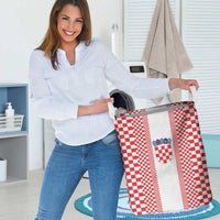 Croatia Football Laundry Basket Vatreni Hrvatska Sporty Style - Wonder Print Shop