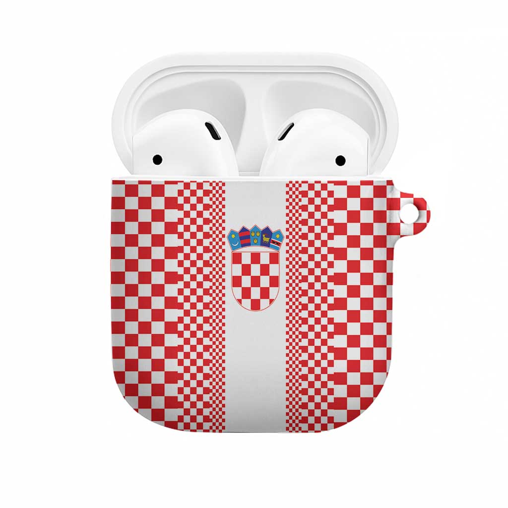 Croatia Football AirPods Case Vatreni Hrvatska Sporty Style - Wonder Print Shop