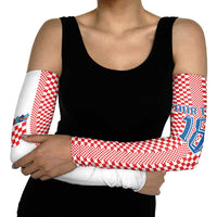 Custom Croatia Football Arm Sleeves Vatreni Hrvatska Sporty Style - Wonder Print Shop
