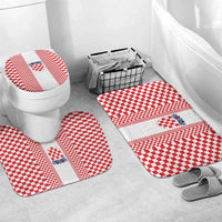 Croatia Football Bathroom Set Vatreni Hrvatska Sporty Style - Wonder Print Shop