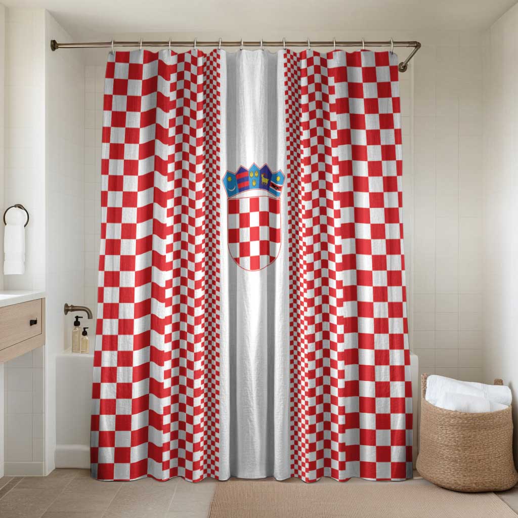 Croatia Football Bathroom Set Vatreni Hrvatska Sporty Style - Wonder Print Shop