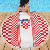 Croatia Football Beach Blanket Vatreni Hrvatska Sporty Style - Wonder Print Shop