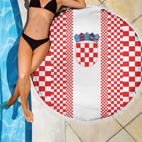 Croatia Football Beach Blanket Vatreni Hrvatska Sporty Style - Wonder Print Shop