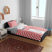 Croatia Football Bedding Set Vatreni Hrvatska Sporty Style - Wonder Print Shop