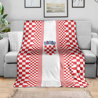 Croatia Football Blanket Vatreni Hrvatska Sporty Style - Wonder Print Shop